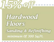 Cleaning Coupons | 15% off wood floor sanding & refinishing | CITICLEAN